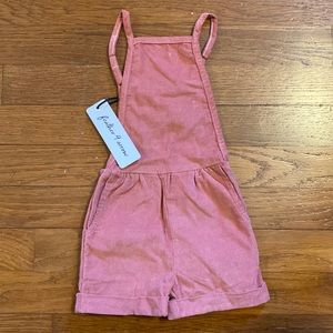 Feather 4 Arrow corduroy overall Girls 12 M NWT